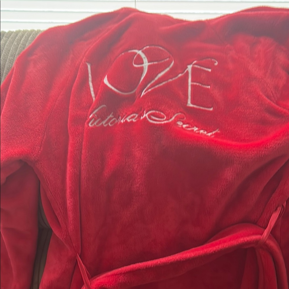 Victoria's Secret Red Love Robe